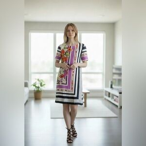 $1000 Class By Roberto Cavalli Floral Dress Sz 8